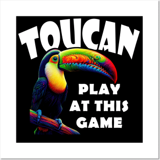 Brazil Funny Jungle Toucan Psychedelic Pun Posters and Art